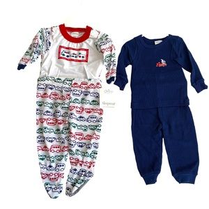 Vintage Carter’s Thermal Underwear Pajama Play Sets Size 6-12 9-12 Mth 19-23 lbs
